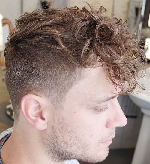 Undercut Medium Curly Hair