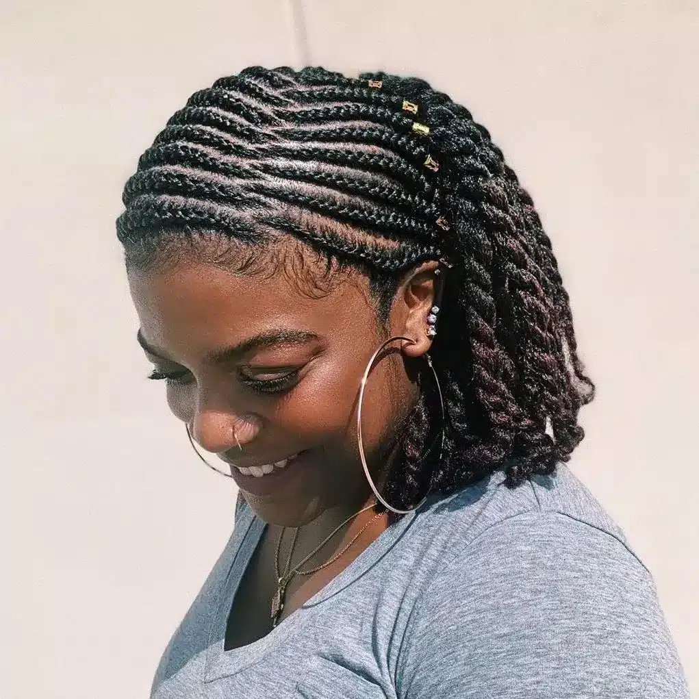 Beaded Bob Braids as Your Perfect Hairdo