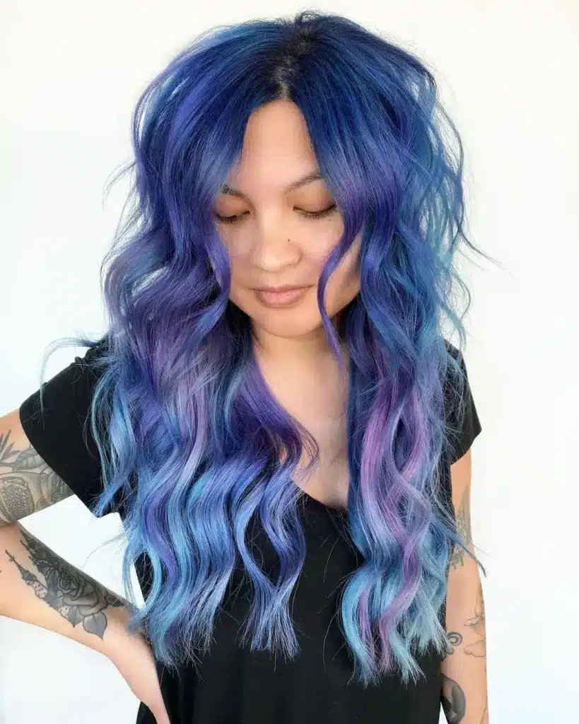 Dive into Electric Blue Hair Dye