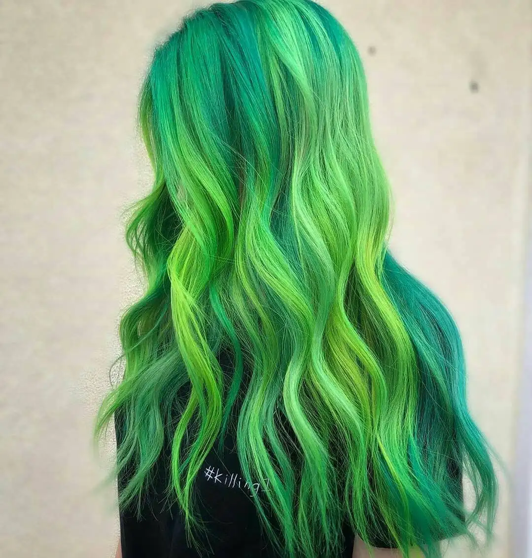 Glow Effortlessly with Neon Green Hair Dye