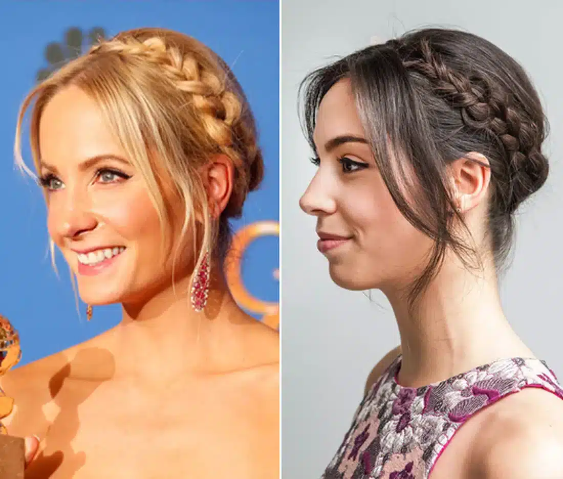 Milkmaid Braided Hair style for Ladies