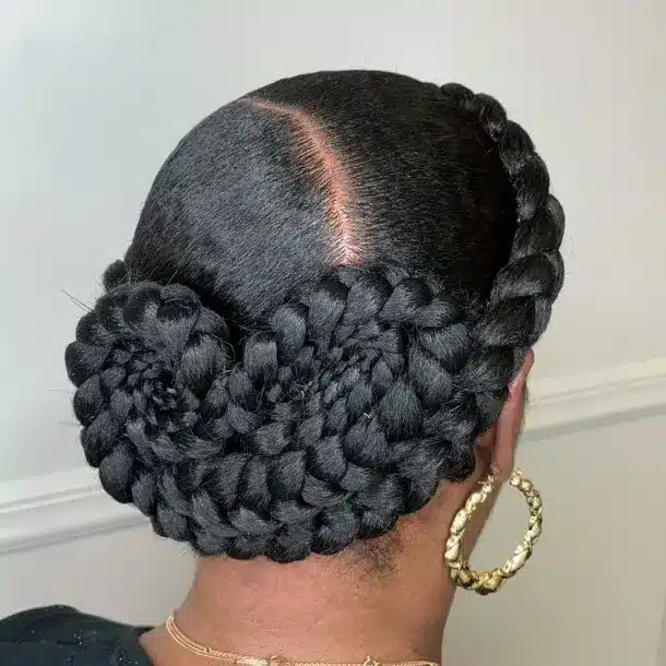 A Little Twist with Snail Braided Bun