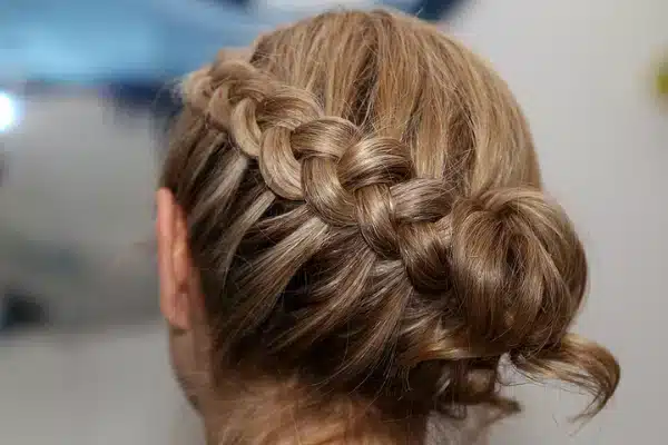 Dutch Braid Hair style for Ladies