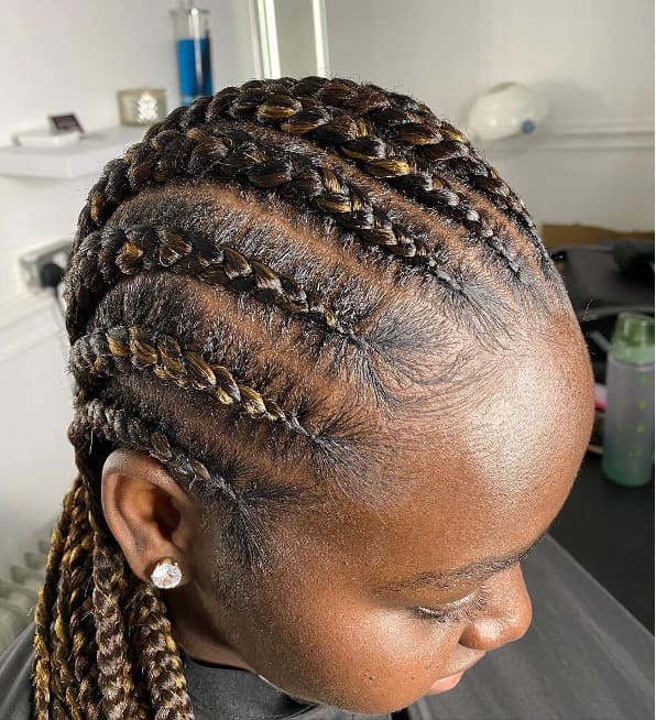 Cornrow Braids for Natural Hair