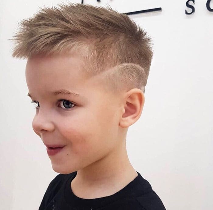 Textured Crew Cut hair style for kids