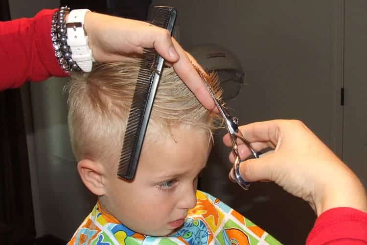 Scissor Cut hair style for kids