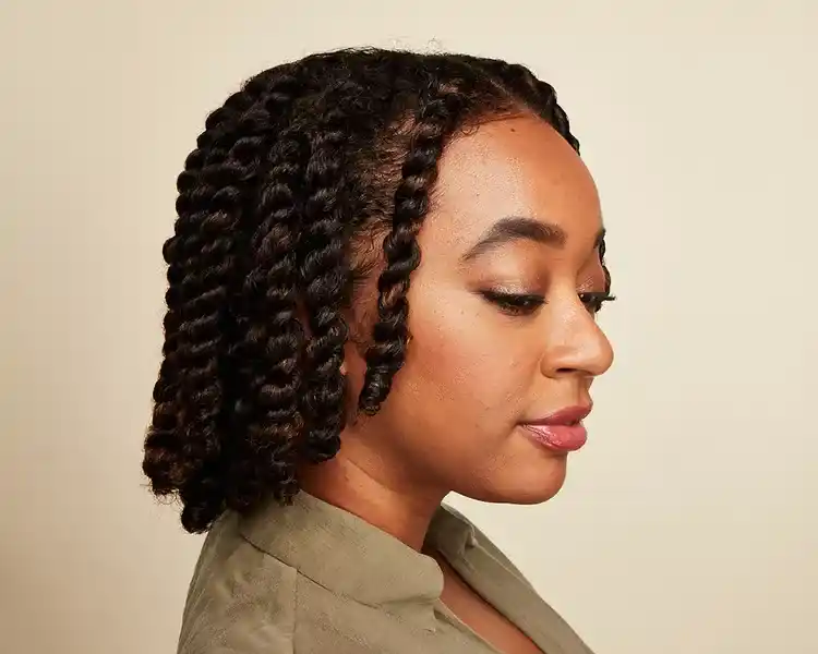 Simple Strand Twist Loc Style