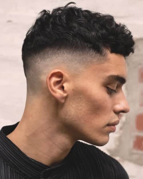 Textured Crop Haircut for Wavy Hair