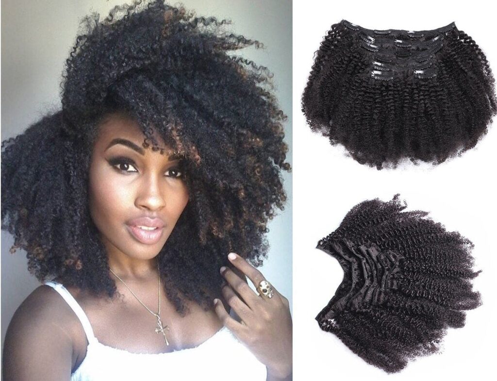 Afro Clip-ins Hair Extensions