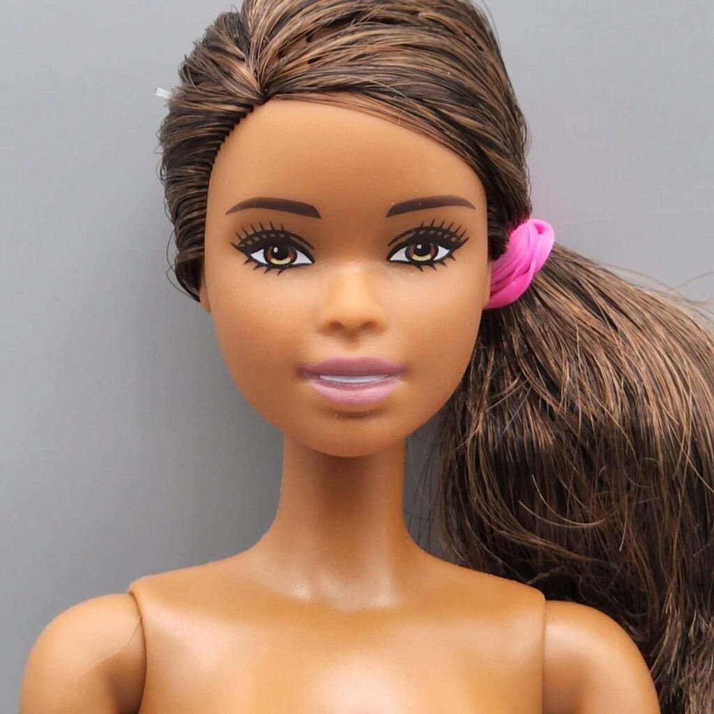 The Flawless Barbie Hair Style Side Ponytail Using Vibrant Colors and Decorations