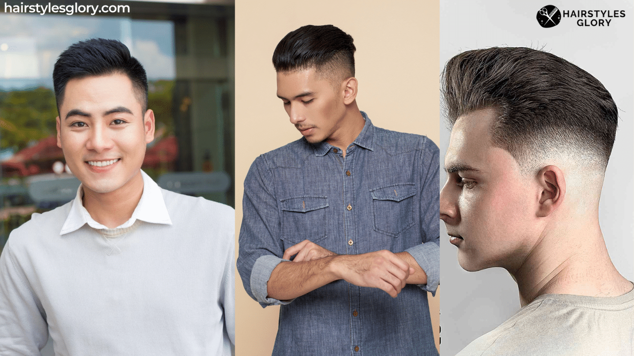 Hair Style for Men with Round Faces