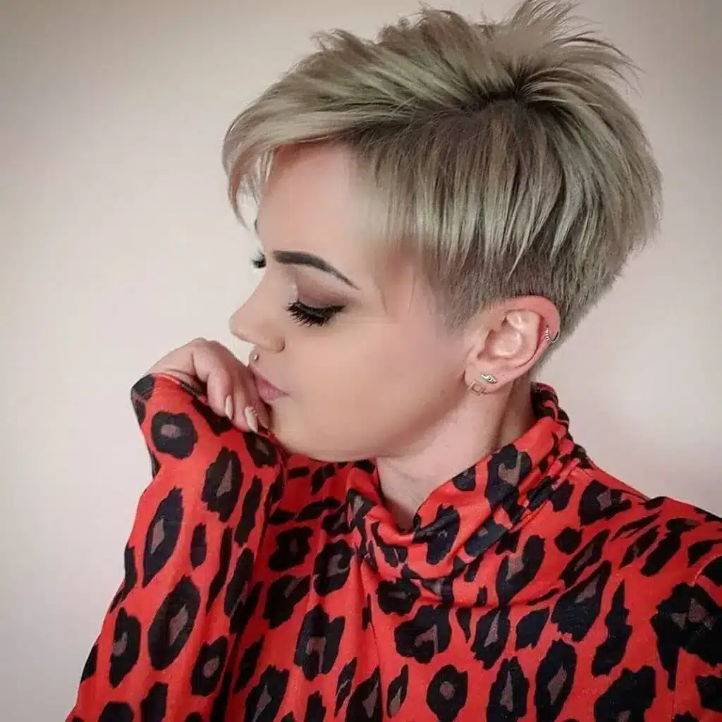 Pixie Cut with straight hair