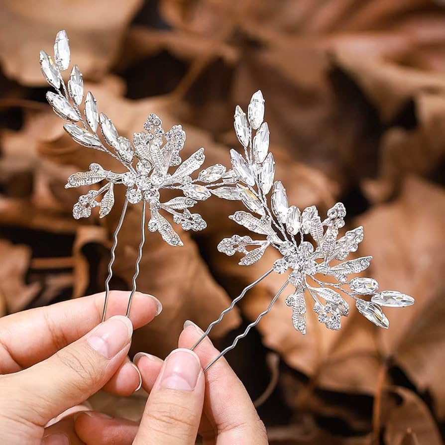 a pair of Sparkling Hairpins