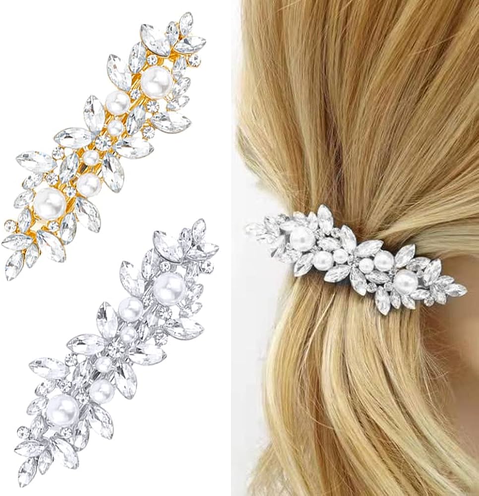 bridal hair clips used in hairstyling