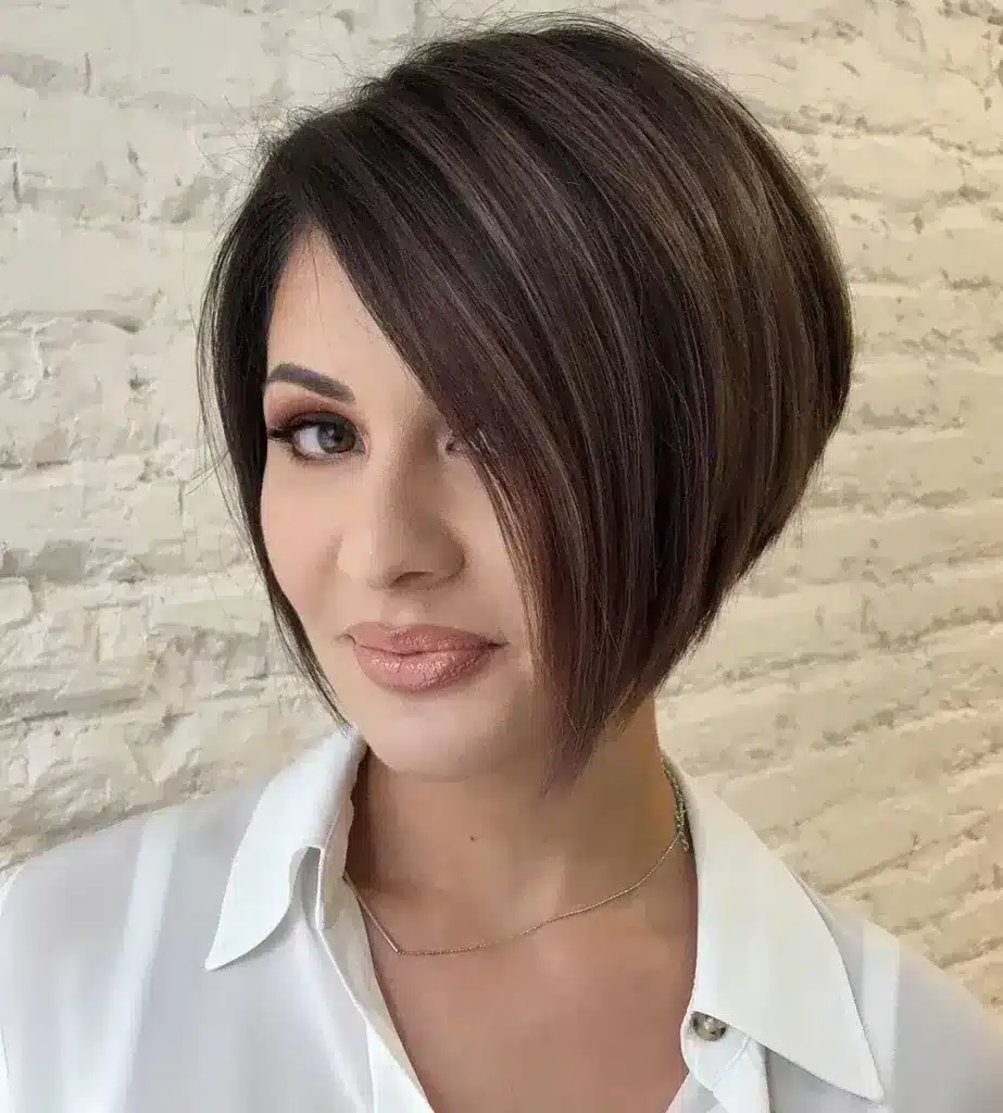 short straight hair style