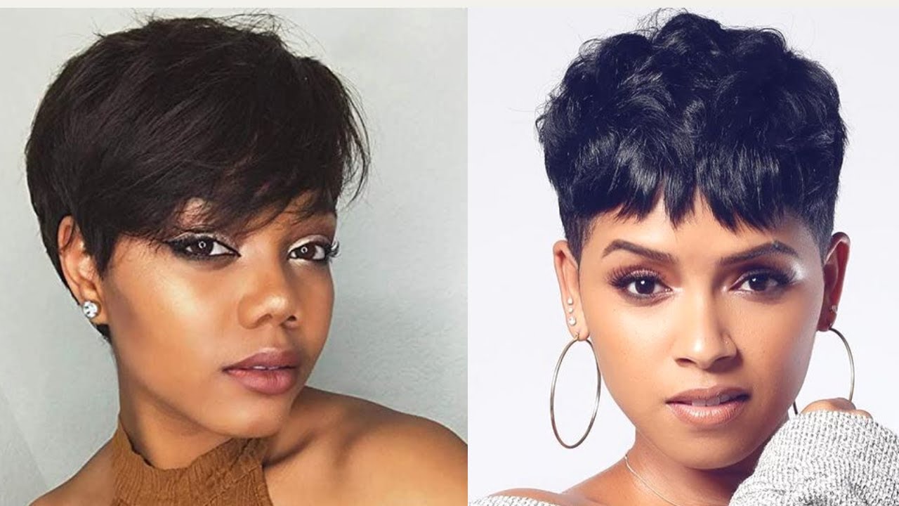 two black women having Pixie Cut