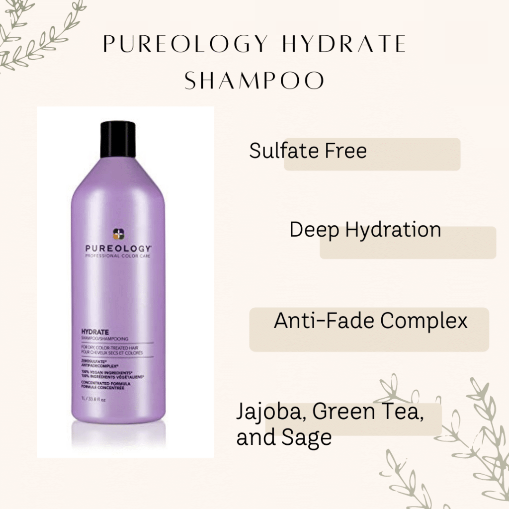 pureology hydrate shampoo key features