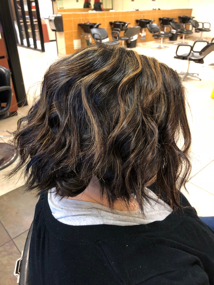 Some,Golden,Highlights,For,Short,Hair