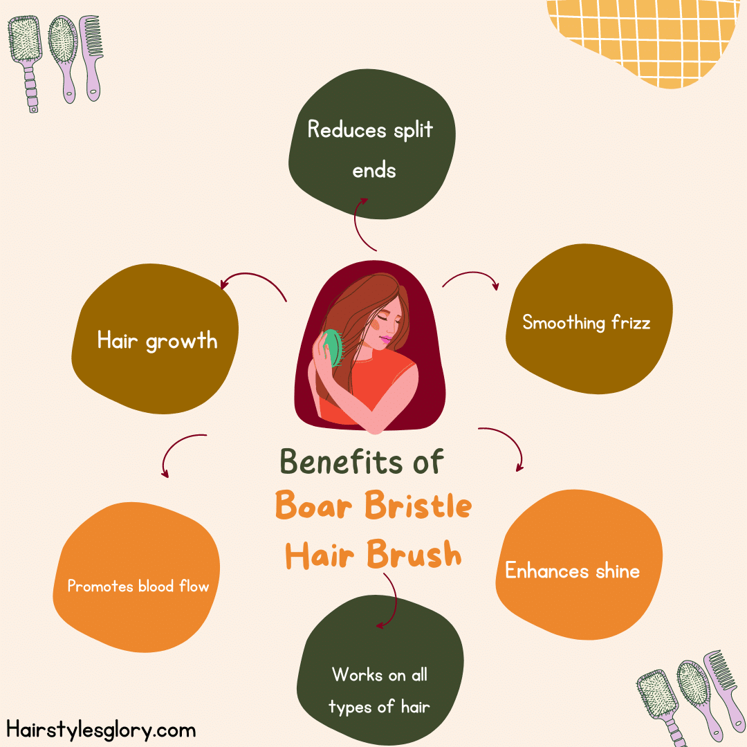 Benefits of boar bristle hair brush