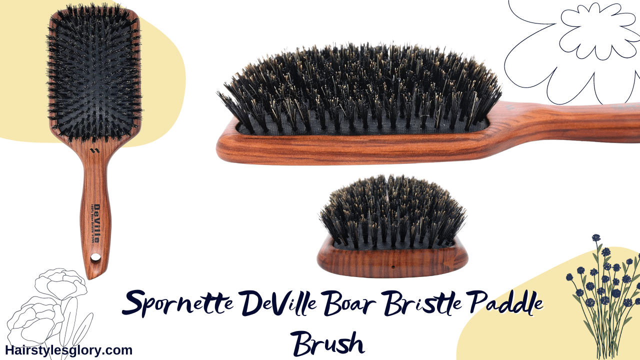 Spornette DeVille Boar Bristle Paddle Brush