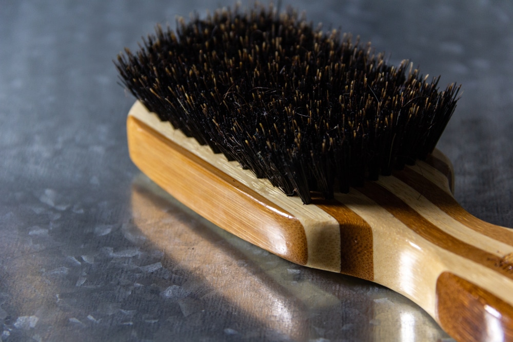 Hard Boar Hair Bristle Brush